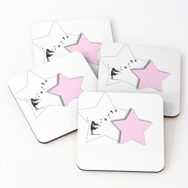 Item preview, Girl fitness girl sleep girl star pink stars girls women woman black and white and gray queen school home work workplace uniform dress shirt yellow shirt  designed and sold by CURVA-SUD.
