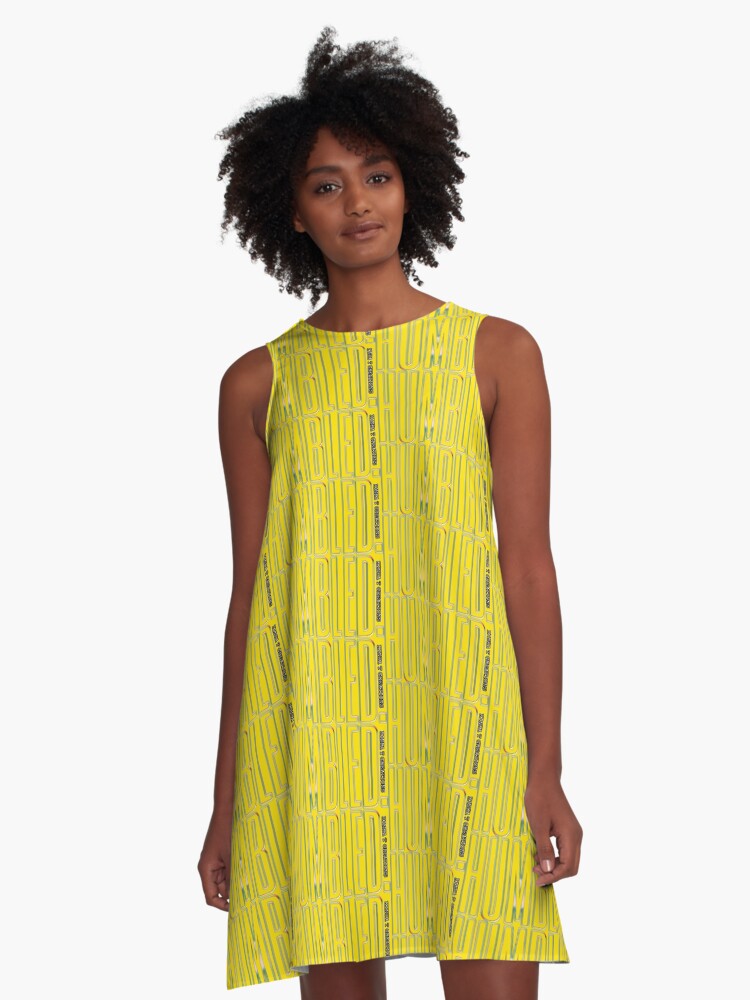 Thumbnail 1 of 4, A-Line Dress, Humbled. designed and sold by kinkatstyle.