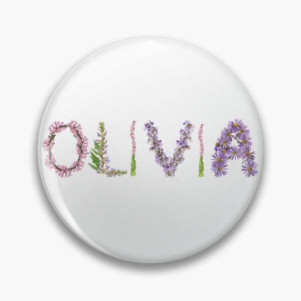 Item preview, Olivia - Name flowers  designed and sold by EveryDayDabble.