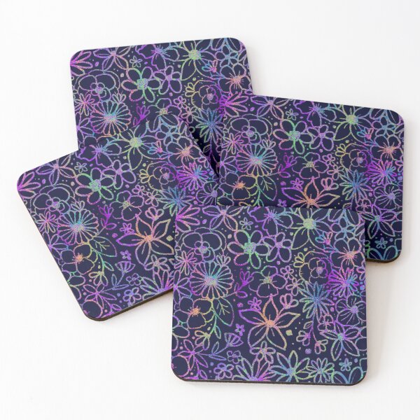 Item preview, Pastel Neon Flowers designed and sold by Stephanie McRae.
