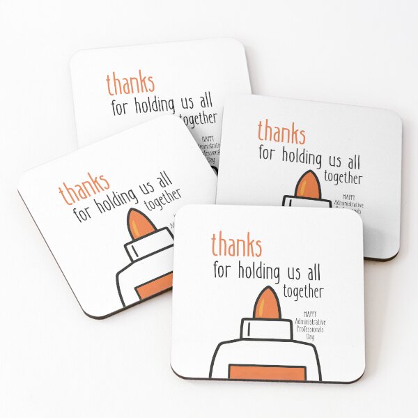 Item preview, Thanks For Holding Us All Together Happy Administrative Professionals Day designed and sold by Alberto Dominguez.