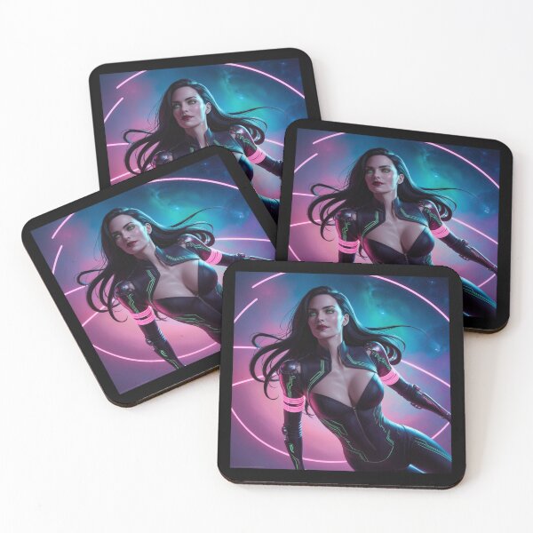 Item preview, Neon Huntress: Guardian of the Galaxies designed and sold by Mo & Ko Design.