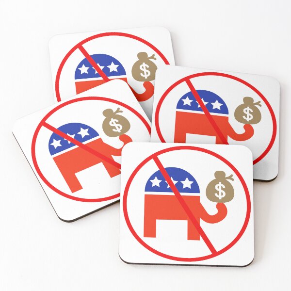 Item preview, Against greedy Republicans  designed and sold by Rachel the Artist .