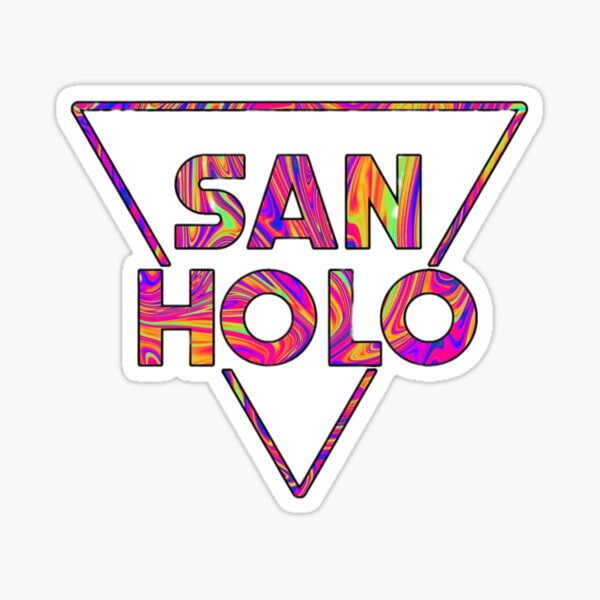 Item preview, San Holo Tie Dye Fan Art designed and sold by FestDrip.