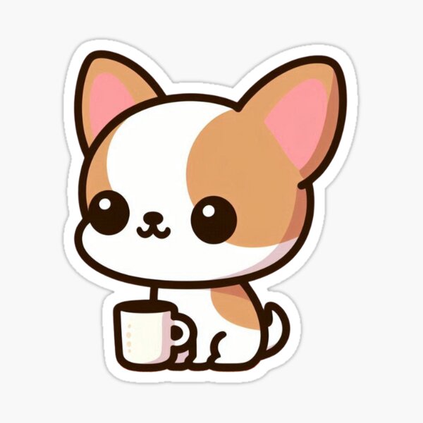 Artikel-Vorschau von Kaffee-Chihuahua, designt und verkauft von Caffeinated Penguin.