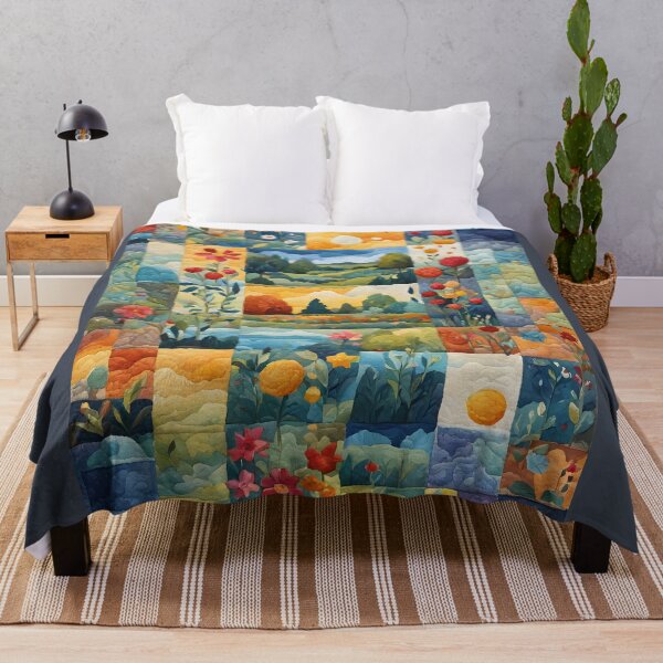 Item preview, Amantes del patchwork con temática de naturaleza - Amantes del patchwork designed and sold by Wiss2Arts.