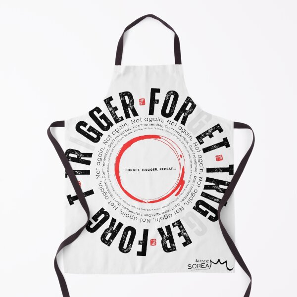 Item preview, Trigger • Forget – Emotional Trauma Typography Art | Silence Scream Series designed and sold by Silence Scream Studio.