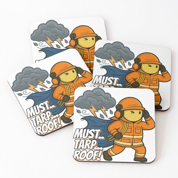 Item preview, Must... Tarp... ROOF! designed and sold by Flashover.