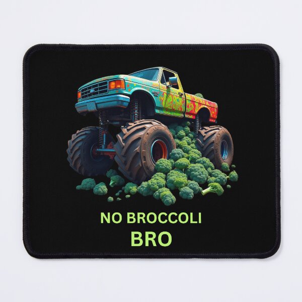 Item preview, No broccoli bro with monster truck designed and sold by seahorse crossing.