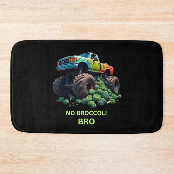 Item preview, No broccoli bro with monster truck designed and sold by seahorse crossing.