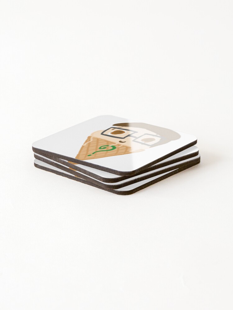 Thumbnail 4 of 5, Coasters (Set of 4), Ice Cream Riddler designed and sold by ThatNerdio.