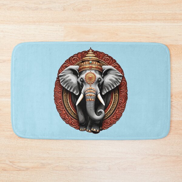 Item preview, BEAUTIFUL HINDU ELEPHANT DESIGN (#B1E2F3) designed and sold by Marlon Oseguera.