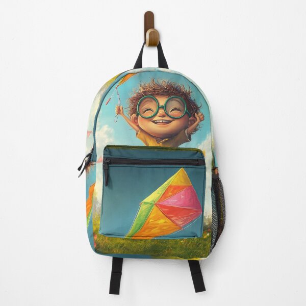 Item preview, Smiling Boy Holding a Kite in a Meadow designed and sold by Angellacelin.