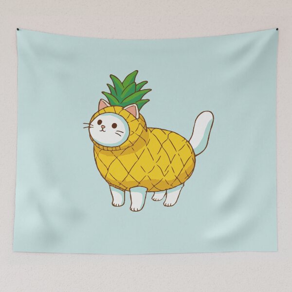 Item preview, Pineapple Cat  designed and sold by Gkinoki.