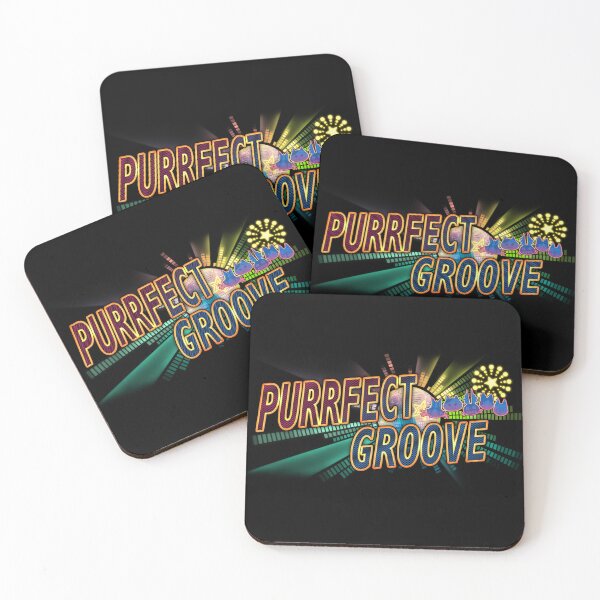 Item preview, PURRFECT GROOVE! designed and sold by WhiteCatArt.