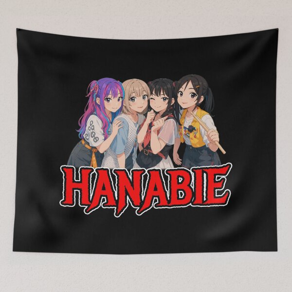 Item preview, Hanabie Band, Anime Logo, Original Fan Art designed and sold by Burn-Ego.