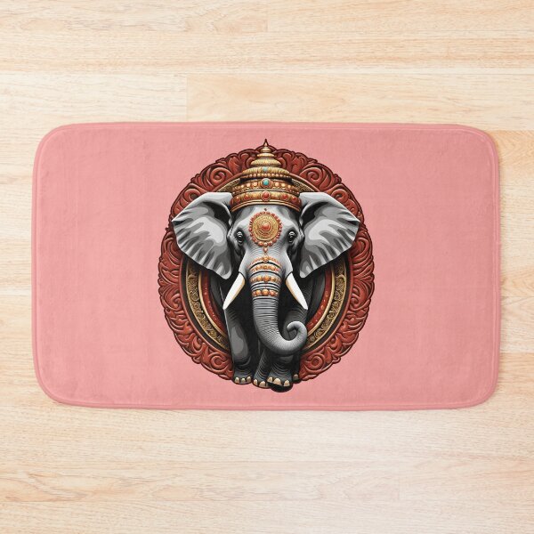 Item preview, BEAUTIFUL HINDU ELEPHANT DESIGN (#F7A4A0) designed and sold by Marlon Oseguera.