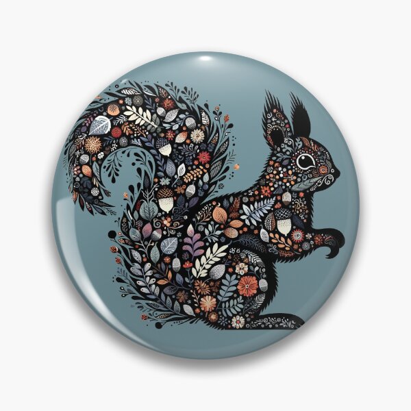 Item preview, Patterns in Wildlife - Squirrel Forest designed and sold by BreezyDawnDesigns.
