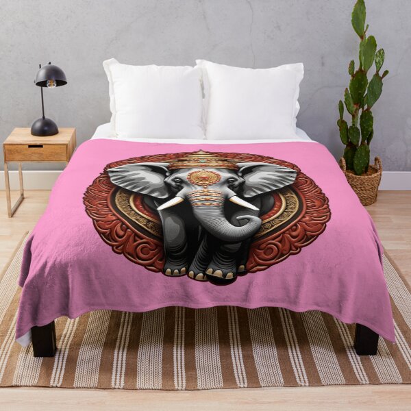 Item preview, BEAUTIFUL HINDU ELEPHANT DESIGN (#FF99CC) designed and sold by Marlon Oseguera.