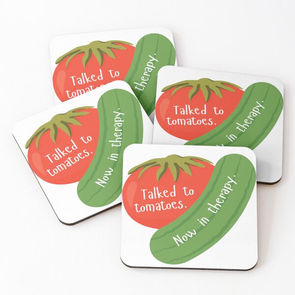 Item preview, Talked to tomatoes. Now in therapy. designed and sold by GloryandFame.