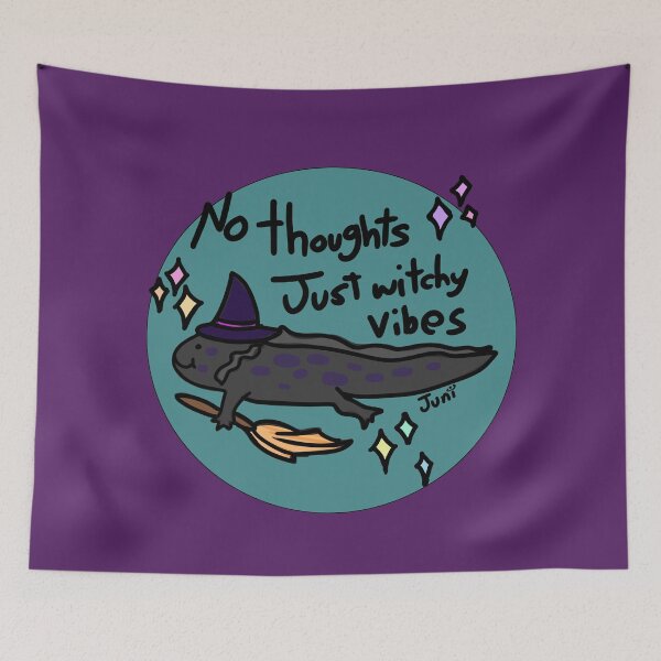 Item preview, No Thoughts Witchy Axolotl  designed and sold by FroggyXHues.