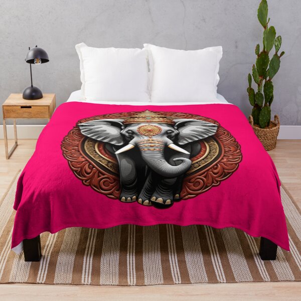 Item preview, BEAUTIFUL HINDU ELEPHANT DESIGN (#FF0066) designed and sold by Marlon Oseguera.
