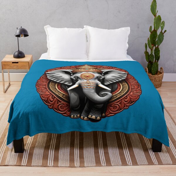 Item preview, BEAUTIFUL HINDU ELEPHANT DESIGN (#027CAD) designed and sold by Marlon Oseguera.