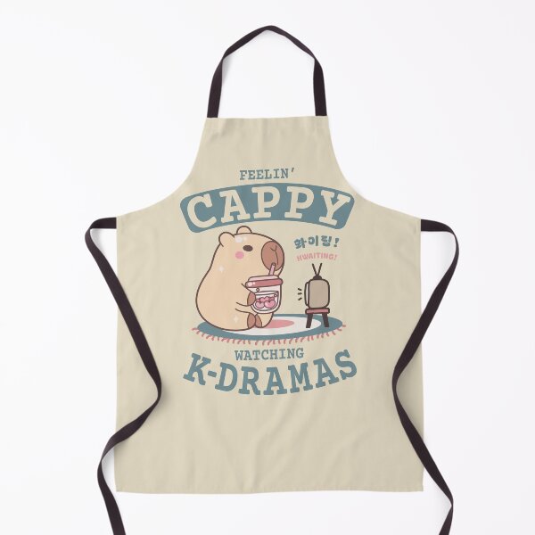 Item preview, Feelin' Cappy – Watching K-Dramas with a Capybara designed and sold by KGlam.