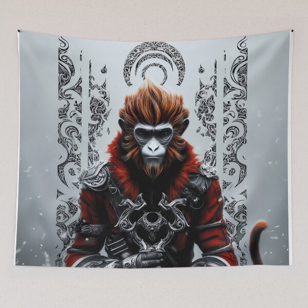 Item preview, Wukong of the Crimson Mantle designed and sold by Skolyak.