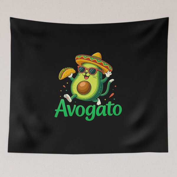 Item preview, Avogato Vegan Cat Sombrero Cinco De Meow Fiesta Celebration designed and sold by facegm.