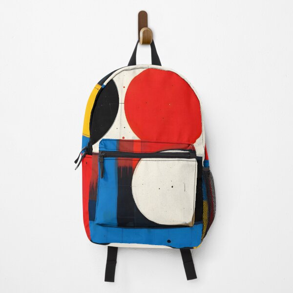Item preview, Everyday Colors, A Play of Circles and Squares in Red, Blue, and Yellow, Modern Art with Circles and Squares You See Every Day designed and sold by Kintsugi99.