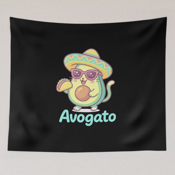 Item preview, Avogato Vegan Cat Sombrero Cinco De Meow Fiesta Celebration designed and sold by facegm.