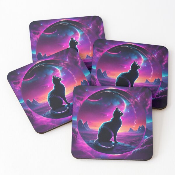 Item preview, Portal Kitty: Cosmic Gaze Beyond the Veil designed and sold by Mo & Ko Design.