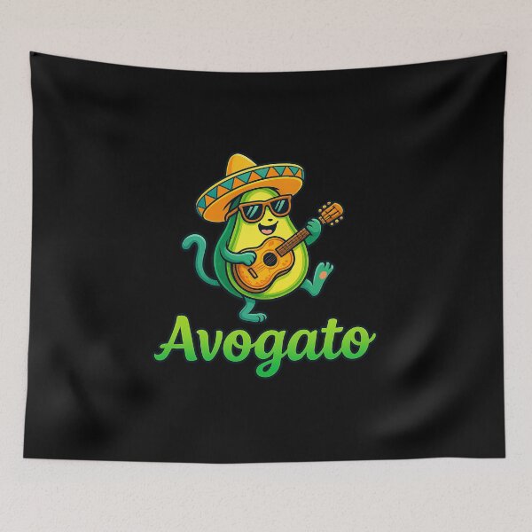 Item preview, Avogato Vegan Cat Sombrero Cinco De Meow Fiesta Celebration designed and sold by facegm.