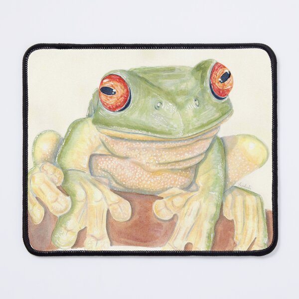 Item preview, 'litoria chloris' - watercolour painting, animal art designed and sold by sarahkianaart.