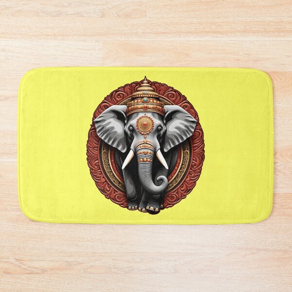 Item preview, BEAUTIFUL HINDU ELEPHANT DESIGN (#FFFF66) designed and sold by Marlon Oseguera.