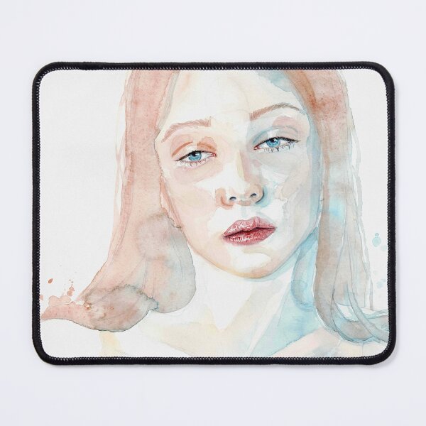 Item preview, 'dazed' - watercolour painting, portrait art designed and sold by sarahkianaart.