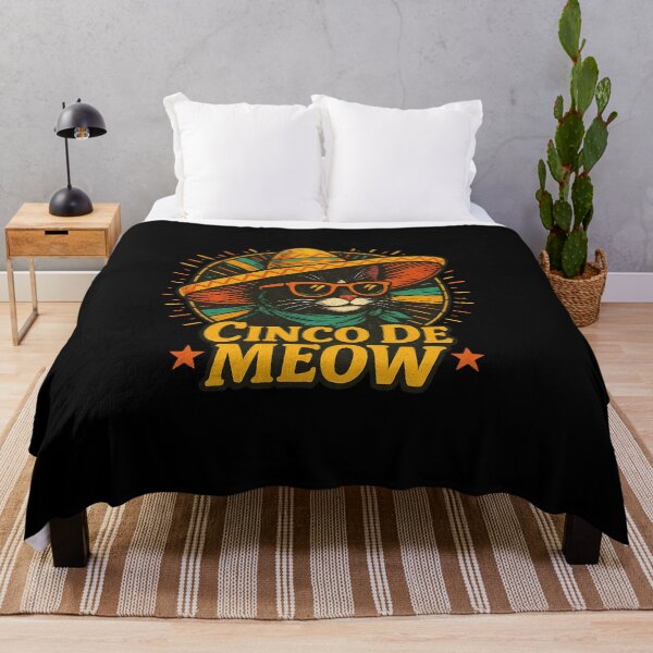Item preview, Cinco De Meow Cat Funny Cinco De Mayo Men Women Mexican designed and sold by facegm.