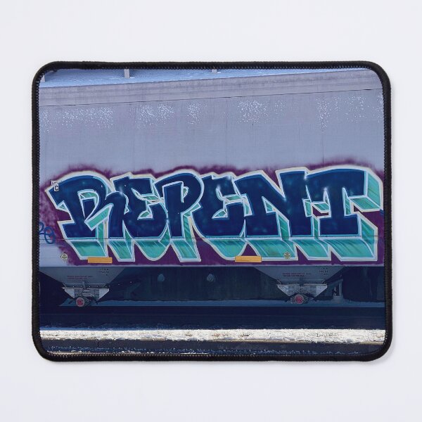 Item preview, REPENT Graffiti – Separation of Church & State Protest Art designed and sold by aadventures.