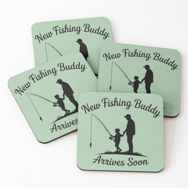 Item preview, New Fishing Buddy Arrives Soon designed and sold by theartfulaspie.