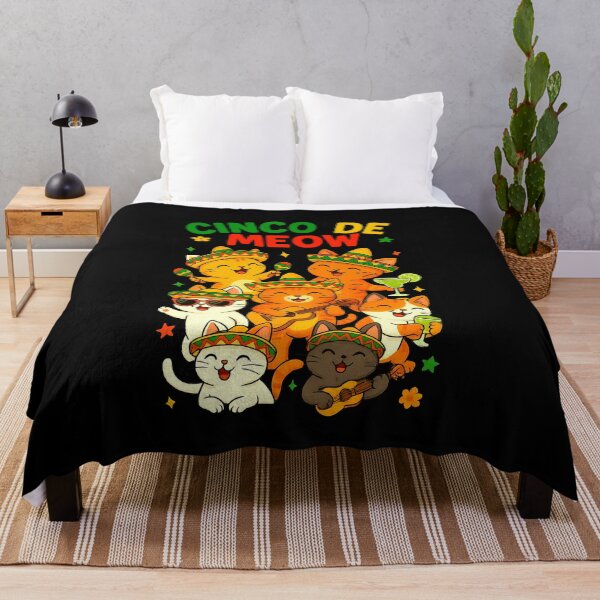 Item preview, Cinco De Meow Cute Cats Festive Fun  designed and sold by facegm.