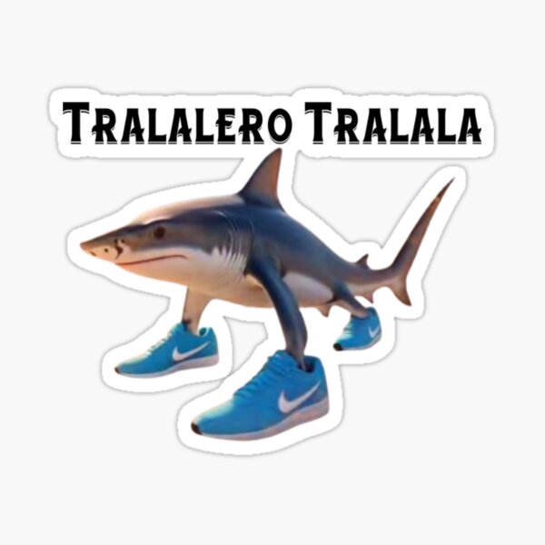 Item preview, tralalero Tralala,funny shark italian brainrot meme designed and sold by shop43.