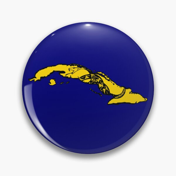 Item preview, CUBA  - Libertarian - NO ME PISES Don't Tread On Me Gadsden Snake on CUBAN Map on Blue default background, #020279 designed and sold by pelagio.