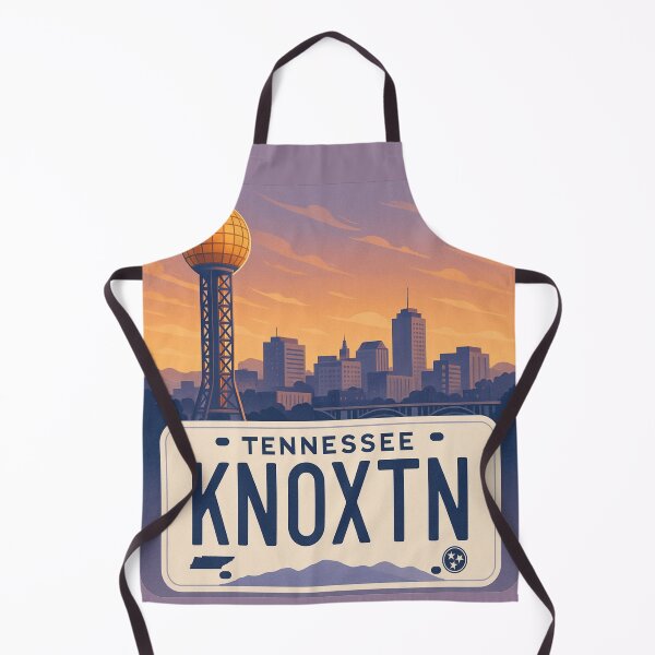 Item preview, Knoxville Roadtrip Vibes: Sunsphere License Plate Tribute designed and sold by Globalcitytees.