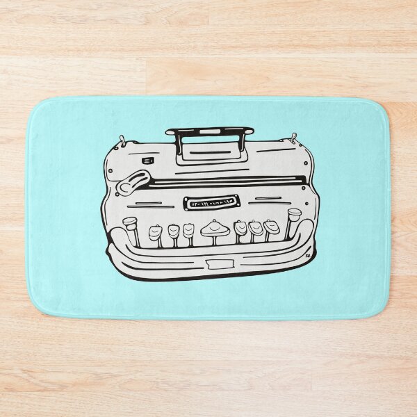 Item preview, Brailler. Black line illustration front view. Mint designed and sold by LayerCakeDigDes.
