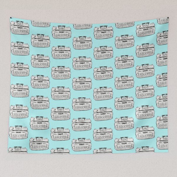 Item preview, Brailler. Black line illustration front view. Mint designed and sold by LayerCakeDigDes.