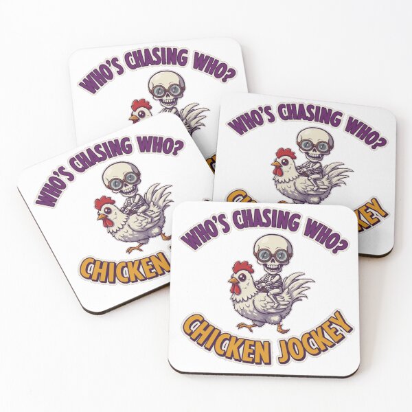 Item preview, Chicken Jockey - Who’s Chasing Who? designed and sold by Polyverse.