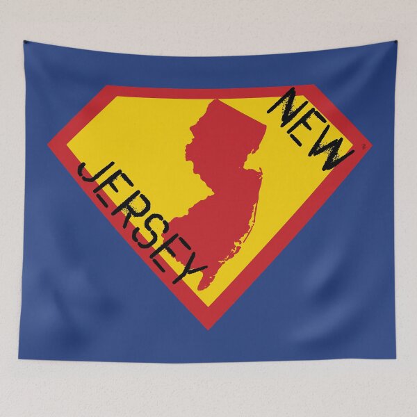 Item preview, NEW JERSEYAN  NEW JERSEYITE SHIELD  - Freedom Is The Superpower - SUPERHERO NEW JERSEY spellout design designed and sold by pelagio.