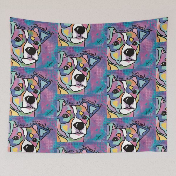 Item preview, Love is a four legged word. Jack Russell edition. designed and sold by LipigicoArt.
