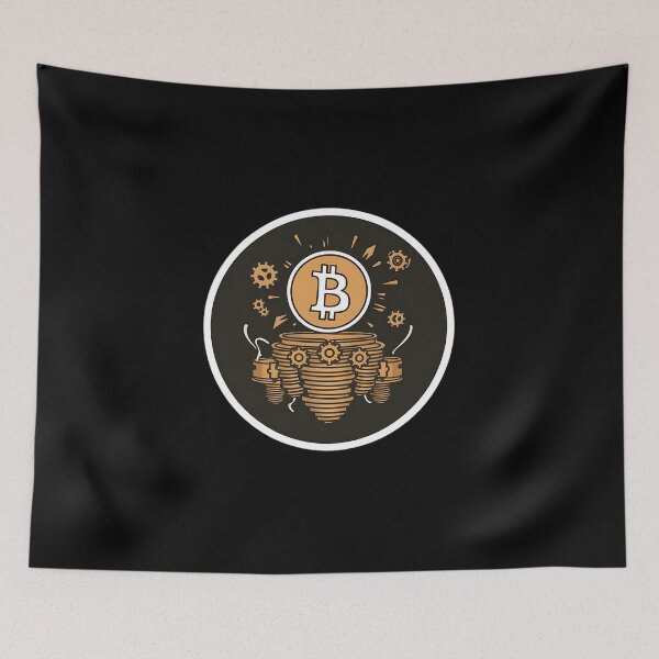 Item preview, Bold Bitcoin Symbol Tee designed and sold by RadDeck.